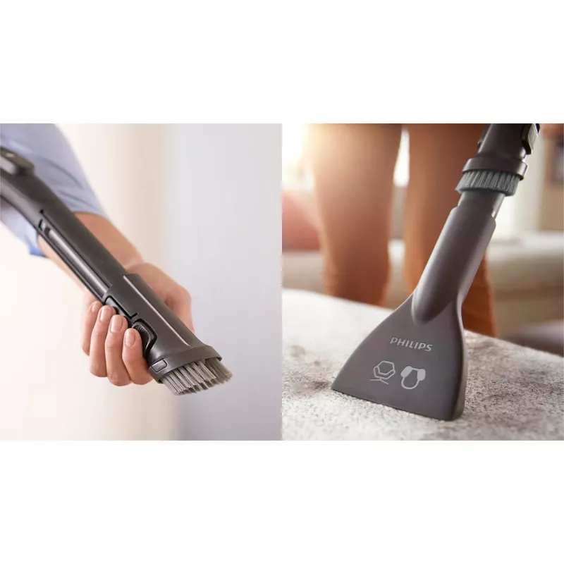 Cikloninis dulkių siurblys Philips XD6142/12 — 900 W, 4 L dulkių maišas, HEPA filtras, juodas