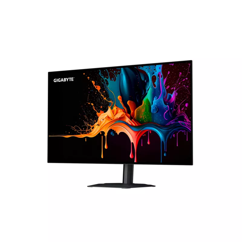 GIGABYTE MO27Q28G 27 colių OLED QHD žaidimų monitorius - 2560 x 1440, 280Hz, 0.03ms, 335 cd/m², Display HDR True Black 500, HDMI 2.1, Displayport 1.4