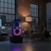 Garsiakalbių sistema BLAUPUNKT PB60X – 120 W RMS, Bluetooth A2DP, FM, LED ekranas, 7000 mAh baterija, 18 h, AUX, nuotolinis valdymas, 568×322×321 mm