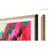 Samsung 75” (190,5 cm) The Frame LS03F su keičiamu baltu rėmeliu (2025) - Tikmedžio, Rėmelio, Smėlio spalvos
