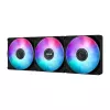 Skysčio aušintuvas ASUS MAX GAMING LC 360 ARGB LCD — 360 mm radiatorius, 120 mm ventiliatoriai, AM4/AM5/LGA1700, juodas