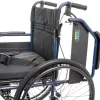 Neįgaliojo vežimėlis MDH NAVY1, lengvas aliuminis, sėdynė 43×42 cm, max apkrova 120 kg, sulankstomas, 14,4 kg