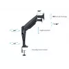 Multibrackets M Deskmount Gas Spring Dual Black – Dvigubas monitoriaus laikiklis su dujine spyruokle
