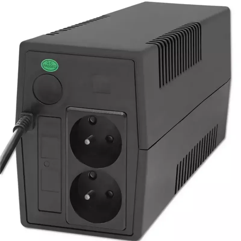 Nepertraukiamo maitinimo šaltinis QOLTEC 53773 0,85 kVA (480 W) Line-Interactive, 1x E tipo lizdas, 7 Ah baterija