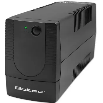 Nepertraukiamo maitinimo šaltinis QOLTEC 53773 0,85 kVA (480 W) Line-Interactive, 1x E tipo lizdas, 7 Ah baterija