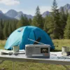 Nešiojamas sukamasis radijas Marmitek RESQ 100 — DAB/DAB+/FM, 3 W, LCD, USB‑C, 3,5 mm lizdas, šviesiai pilka