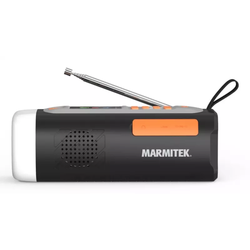 Marmitek RESQ 200 – Sukama radijo imtuvas, Nešiojamas, Analoginis ir skaitmeninis, DAB, DAB+, FM, 87.5 - 108 MHz, 170 - 240 MHz, 3 W