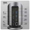 AXAGON HMC-WL9 USB-C 9-in-1 Docking Hub su 10 Gbps, 100W PD, 8K HDMI, Ethernet, belaidžiu įkrovimu