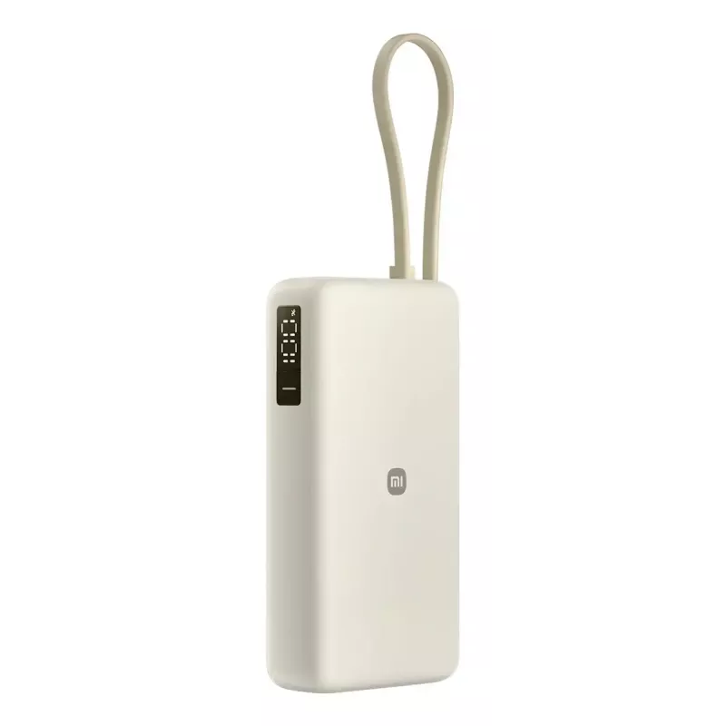 Nešiojamas Power Bank Xiaomi 67W 20000 mAh Li-Ion, 11,1V, USB-A + USB-C, Smėlio spalvos
