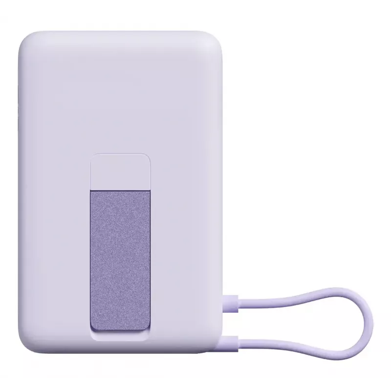 Power bank Xiaomi BHR08PAGL 5900 mAh Li‑Ion su belaidžiu įkrovimu, 1x USB‑C, Violetinė