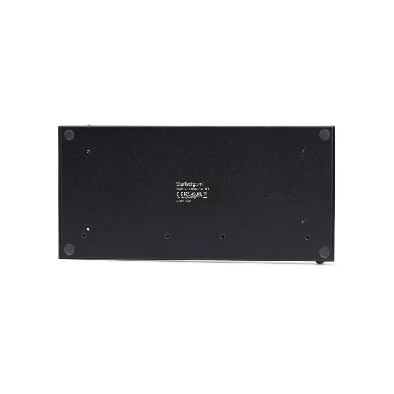 StarTech.com 8 prievadų HDMI KVM jungiklis su 1U stovo montavimo komplektu, 4K 60Hz HDMI 2.0, mygtukų ir klavišų perjungimas, 4 prievadų USB šakotuvas, nepriklausomas nuo OS, atitinka TAA