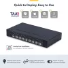 StarTech.com 8 prievadų HDMI KVM jungiklis su 1U stovo montavimo komplektu, 4K 60Hz HDMI 2.0, mygtukų ir klavišų perjungimas, 4 prievadų USB šakotuvas, nepriklausomas nuo OS, atitinka TAA