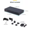 StarTech.com 8 prievadų HDMI KVM jungiklis su 1U stovo montavimo komplektu, 4K 60Hz HDMI 2.0, mygtukų ir klavišų perjungimas, 4 prievadų USB šakotuvas, nepriklausomas nuo OS, atitinka TAA