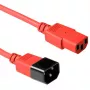 MicroConnect PE1413R09 maitinimo laidas raudonas 0.9 m C13 kištukas C14 lizdas