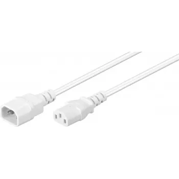 Microconnect PE040630W maitinimo laidas baltas 3 m C14 kištukas C13 lizdas