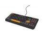 GENESIS Thor 230 TKL klaviatūra žaidimams USB + RF belaidis + Bluetooth QWERTY juoda, pilka, oranžinė