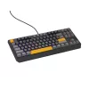 GENESIS Thor 230 TKL klaviatūra žaidimams USB + RF belaidis + Bluetooth QWERTY juoda, pilka, oranžinė