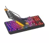 GENESIS Thor 230 TKL klaviatūra žaidimams USB + RF belaidis + Bluetooth QWERTY juoda, pilka, oranžinė