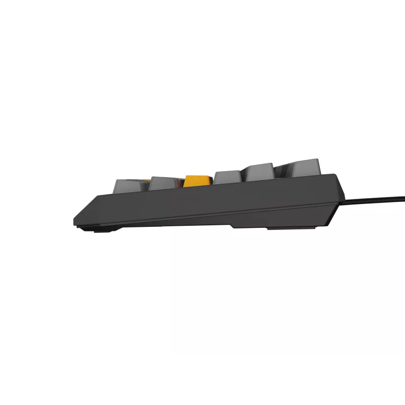 GENESIS Thor 230 TKL klaviatūra žaidimams USB + RF belaidis + Bluetooth QWERTY juoda, pilka, oranžinė
