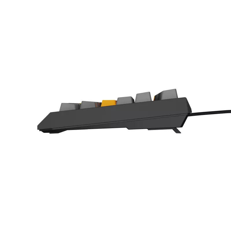 GENESIS Thor 230 TKL klaviatūra žaidimams USB + RF belaidis + Bluetooth QWERTY juoda, pilka, oranžinė