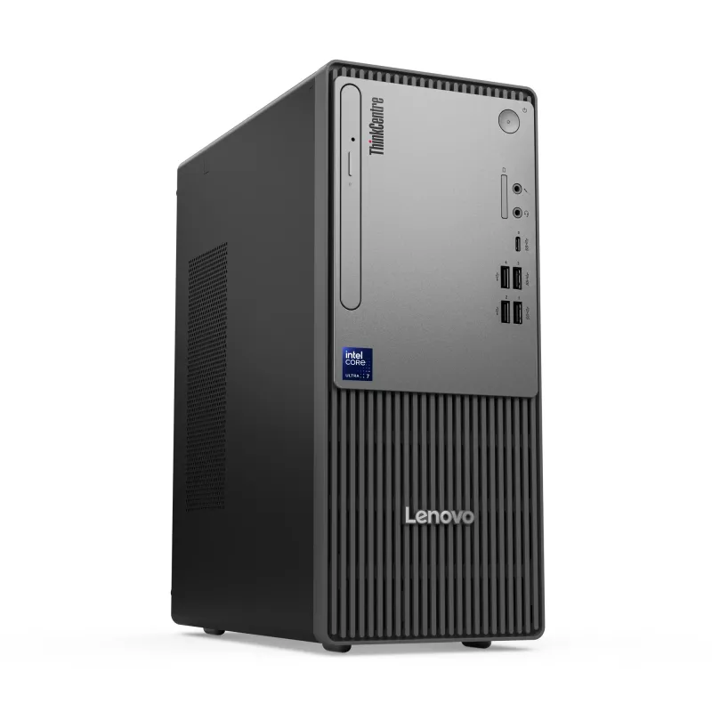 Stalinis kompiuteris Lenovo ThinkCentre neo 50t Gen 6 Intel Core Ultra 5 225, 16 GB DDR5, 512 GB SSD, Windows 11 Pro, Tower, Juodas