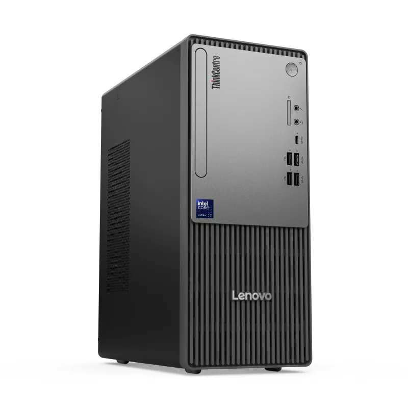 Stalinis kompiuteris Lenovo ThinkCentre neo 50t Gen 6 Intel Core Ultra 5 225, 16 GB DDR5, 512 GB SSD, Windows 11 Pro, Tower, Juodas