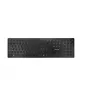 CHERRY KW 9100 SLIM belaidė klaviatūra RF Wireless + Bluetooth QWERTZ šveicariška juoda