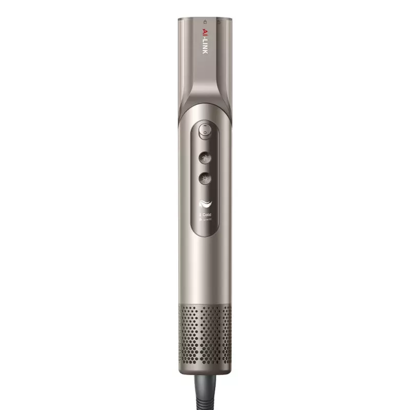 Dreame Dazzle plaukų džiovintuvas 1400 W – 110000 RPM, 3 temperatūros lygiai, max 90°C, auksinis
