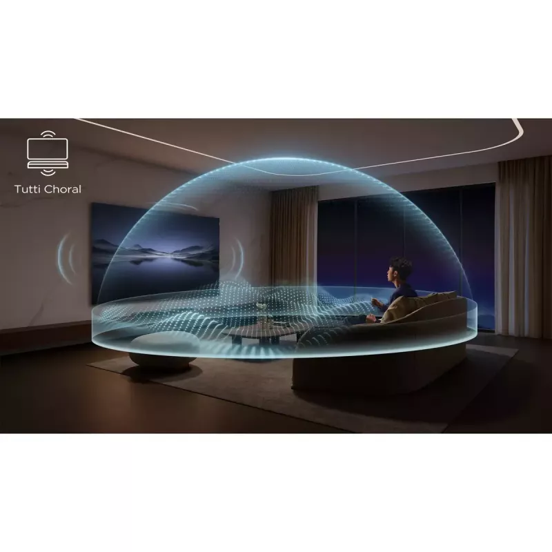 TCL Q Q85H Class 7.1.4 kanalų garso juosta su Dolby Atmos, belaidžiu žemų dažnių garsiakalbiu ir belaidžiais aplinkos garsiakalbiais