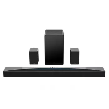 TCL Q Q85H Class 7.1.4 kanalų garso juosta su Dolby Atmos, belaidžiu žemų dažnių garsiakalbiu ir belaidžiais aplinkos garsiakalbiais