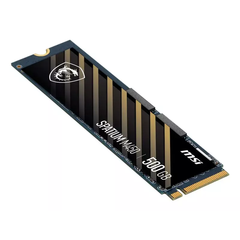 SSD M.2 NVMe MSI Spatium M450 500GB PCIe 4.0, 3D NAND, Skaitymas 3600 MB/s, Rašymas 2300 MB/s