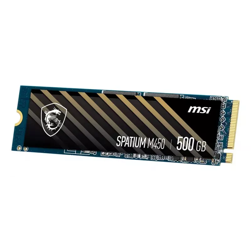 SSD M.2 NVMe MSI Spatium M450 500GB PCIe 4.0, 3D NAND, Skaitymas 3600 MB/s, Rašymas 2300 MB/s
