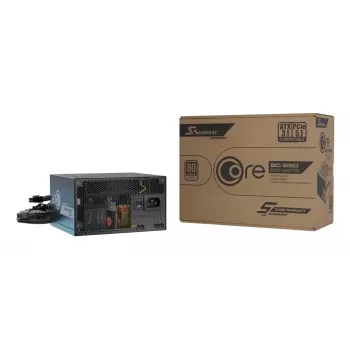 Maitinimo blokas Seasonic CORE BC-650 650W ATX 20+4 pin, 80 PLUS Bronze, juodas, 120 mm ventiliatorius