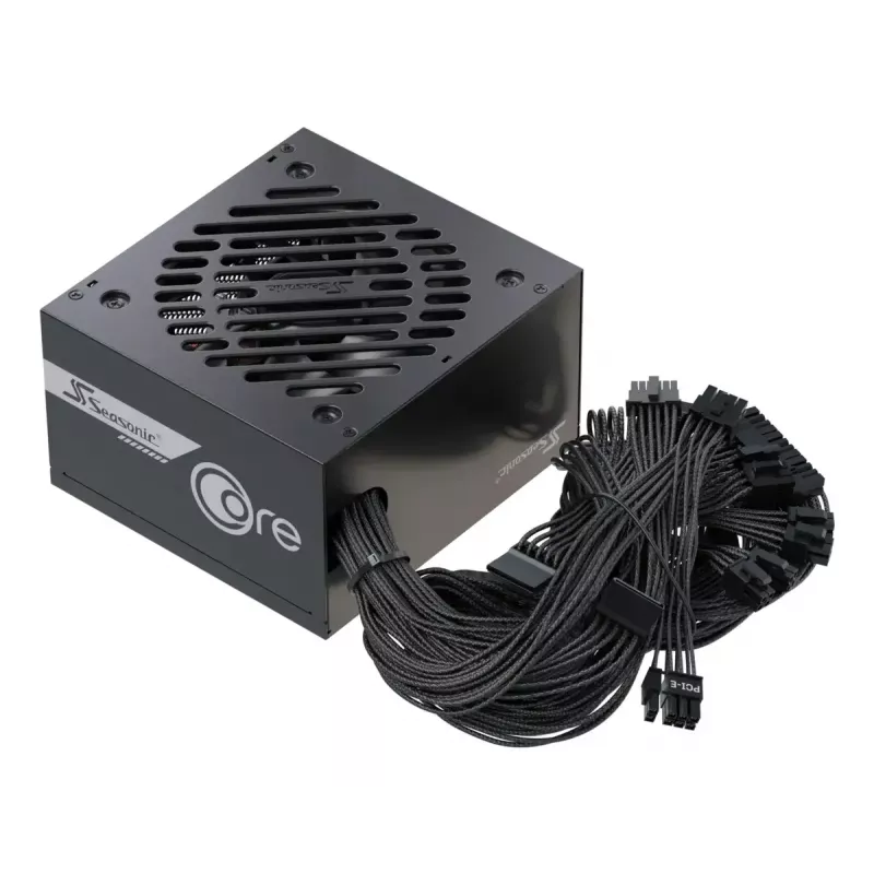 Maitinimo blokas Seasonic CORE BC-650 650W ATX 20+4 pin, 80 PLUS Bronze, juodas, 120 mm ventiliatorius