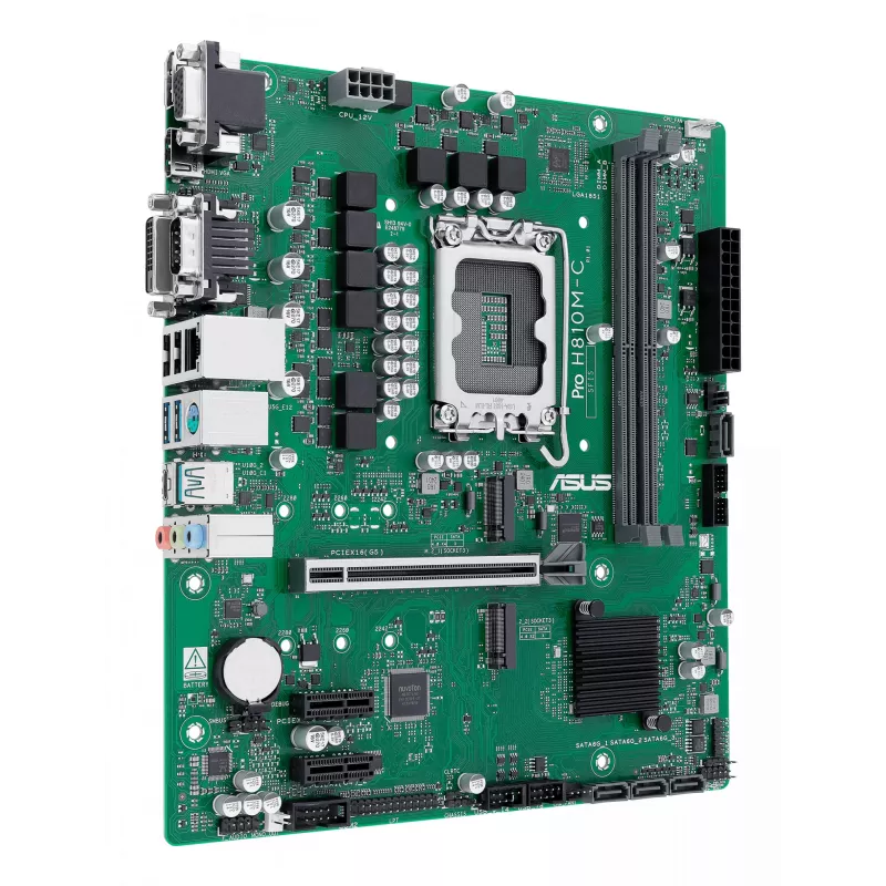 ASUS PRO H810M-C-CSM Intel H810 LGA 1851 (Socket V1) micro ATX pagrindinė plokštė