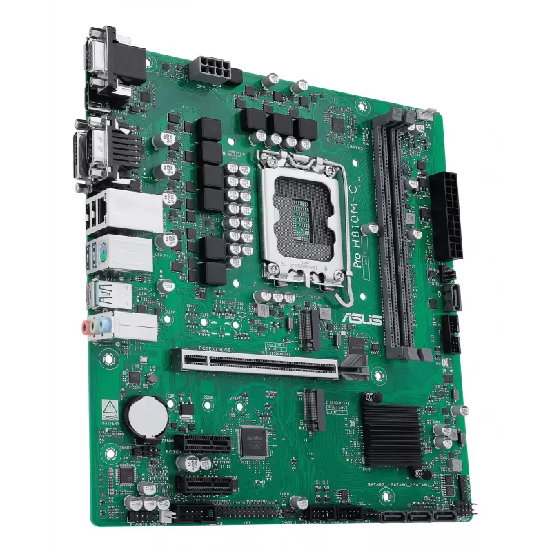ASUS PRO H810M-C-CSM Intel H810 LGA 1851 (Socket V1) micro ATX pagrindinė plokštė