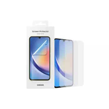 Samsung EF-UA346 skaidri apsauginė plėvelė Galaxy A34 5G, 2 vnt., tinka 6,6 colio ekranui