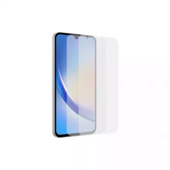 Samsung EF-UA346 skaidri apsauginė plėvelė Galaxy A34 5G, 2 vnt., tinka 6,6 colio ekranui