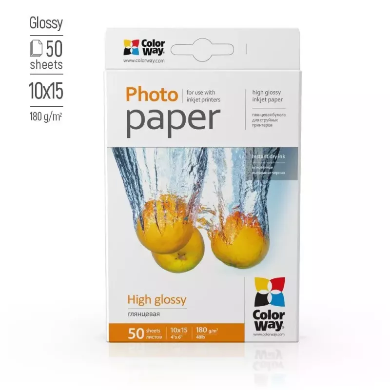Blizgus fotopopierius ColorWay PG1800504R 180 g/m² 50 lapų