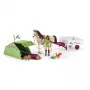 Schleich HORSE CLUB Sarah's Camping Adventure – stovyklavimo nuotykių rinkinys