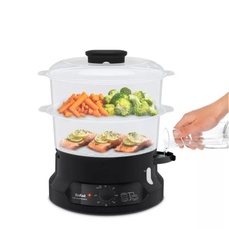 Tefal Minicompact VC139810 garintuvas su 2 krepšiais, 6 L, 800 W, juodas