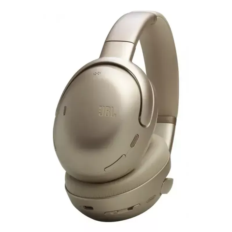 Ausinės JBL Tour One M3 belaidžiai ir laidiniai ausinių rinkinys skambučiams/muzikai USB Type-C Bluetooth latte spalva