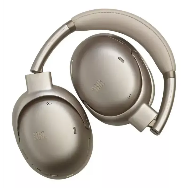Ausinės JBL Tour One M3 belaidžiai ir laidiniai ausinių rinkinys skambučiams/muzikai USB Type-C Bluetooth latte spalva