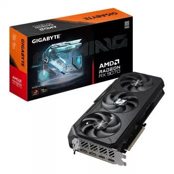 Vaizdo plokštė GIGABYTE Radeon RX 9070 GAMING 16GB – 16 GB GDDR6, 256 bitų, PCIe 5.0, 2520 MHz, 2×DisplayPort, 2×HDMI