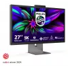 Philips Brilliance 27E3U7903/00 monitorius 68,6 cm (27 colių) 5120 x 2880 pikselių 5K Ultra HD LCD pilkas