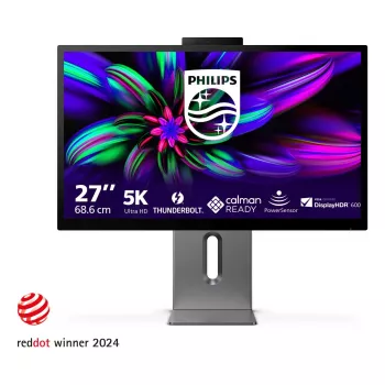 Philips Brilliance 27E3U7903/00 monitorius 68,6 cm (27 colių) 5120 x 2880 pikselių 5K Ultra HD LCD pilkas