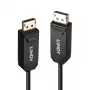 Lindy 10m hibridinis šviesolaidinis DP 2.0 UHBR10 laidas, 10 m, DisplayPort, DisplayPort, vyriškas, vyriškas, 7680 x 4320 pikseliai