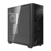 XPG VALOR AIR PRO Midi Tower korpusas, juodas, ATX, EATX, micro ATX, Mini-ATX, SPCC, grūdintas stiklas