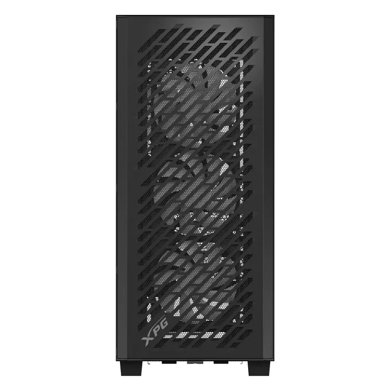 XPG VALOR AIR PRO Midi Tower korpusas, juodas, ATX, EATX, micro ATX, Mini-ATX, SPCC, grūdintas stiklas