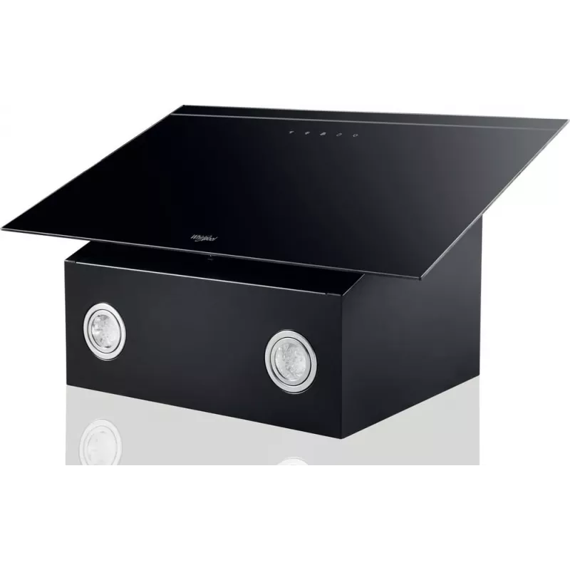 Gartraukis Whirlpool AKR 62F LT K, juodas, sieninis, 650 m³/h